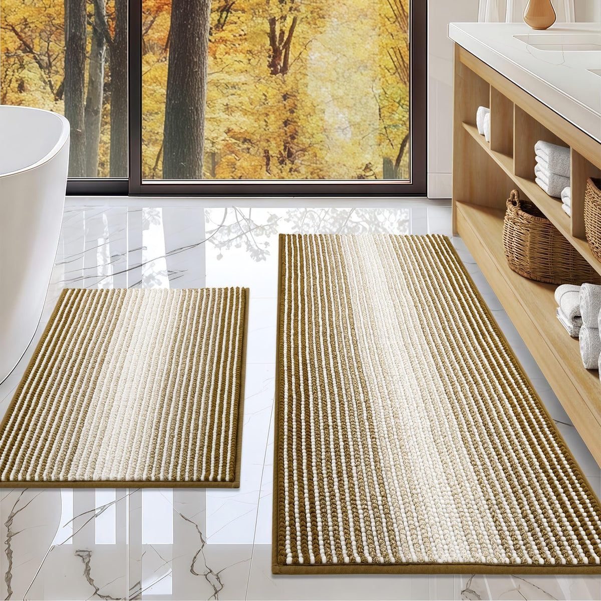 Bathroom Rugs Sets 2 Piece (2 Count)