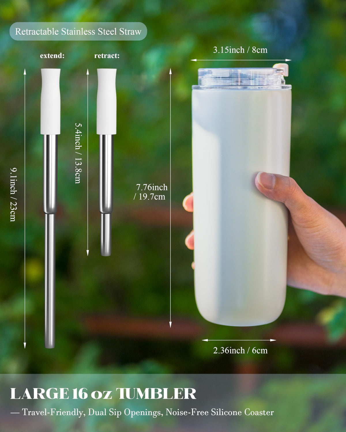 6 Pack 16 oz Sublimation Tumblers Blanks Bulk
