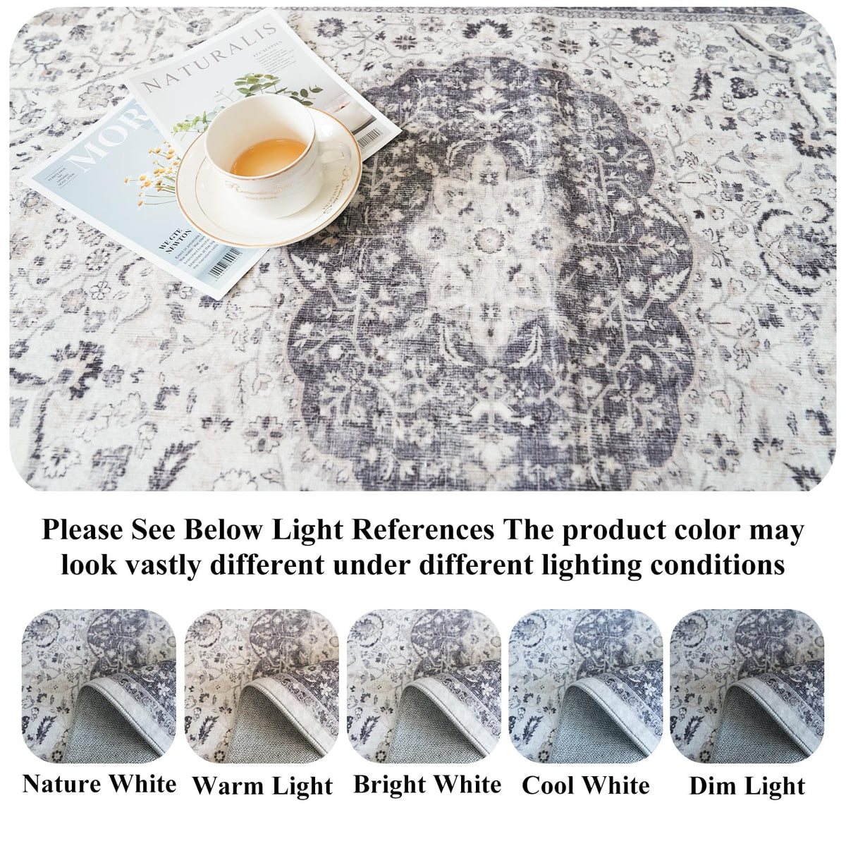 Hallway 4x8 Washable Runner Rug (32 Sq Ft)