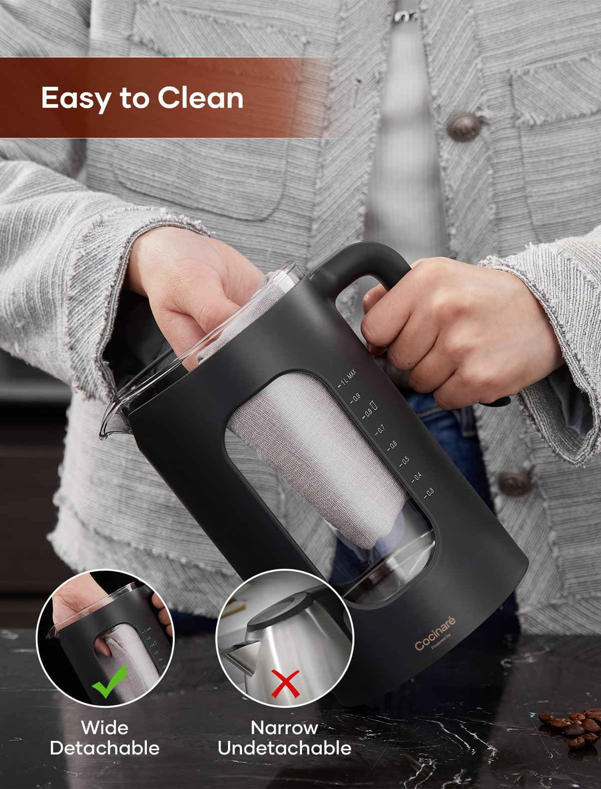 Electric Tea Kettle with Infuser