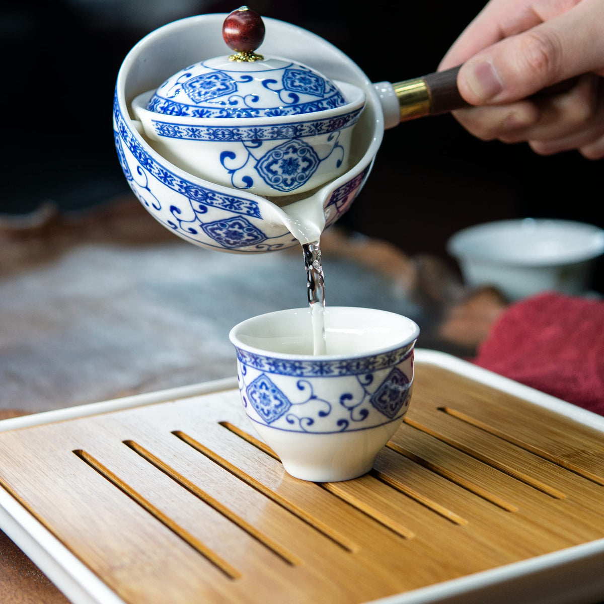 Porcelain Chinese Gongfu Tea Set