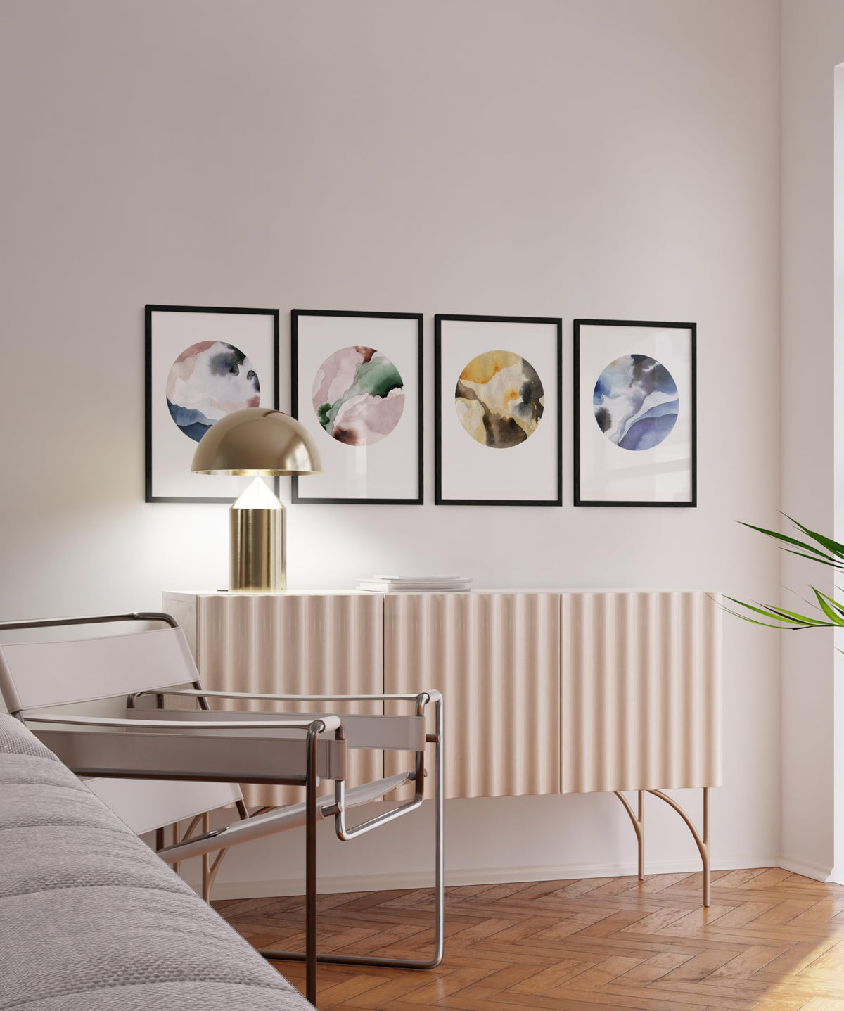 18x24 Black Oak Frame Set of 4 (4 Count)