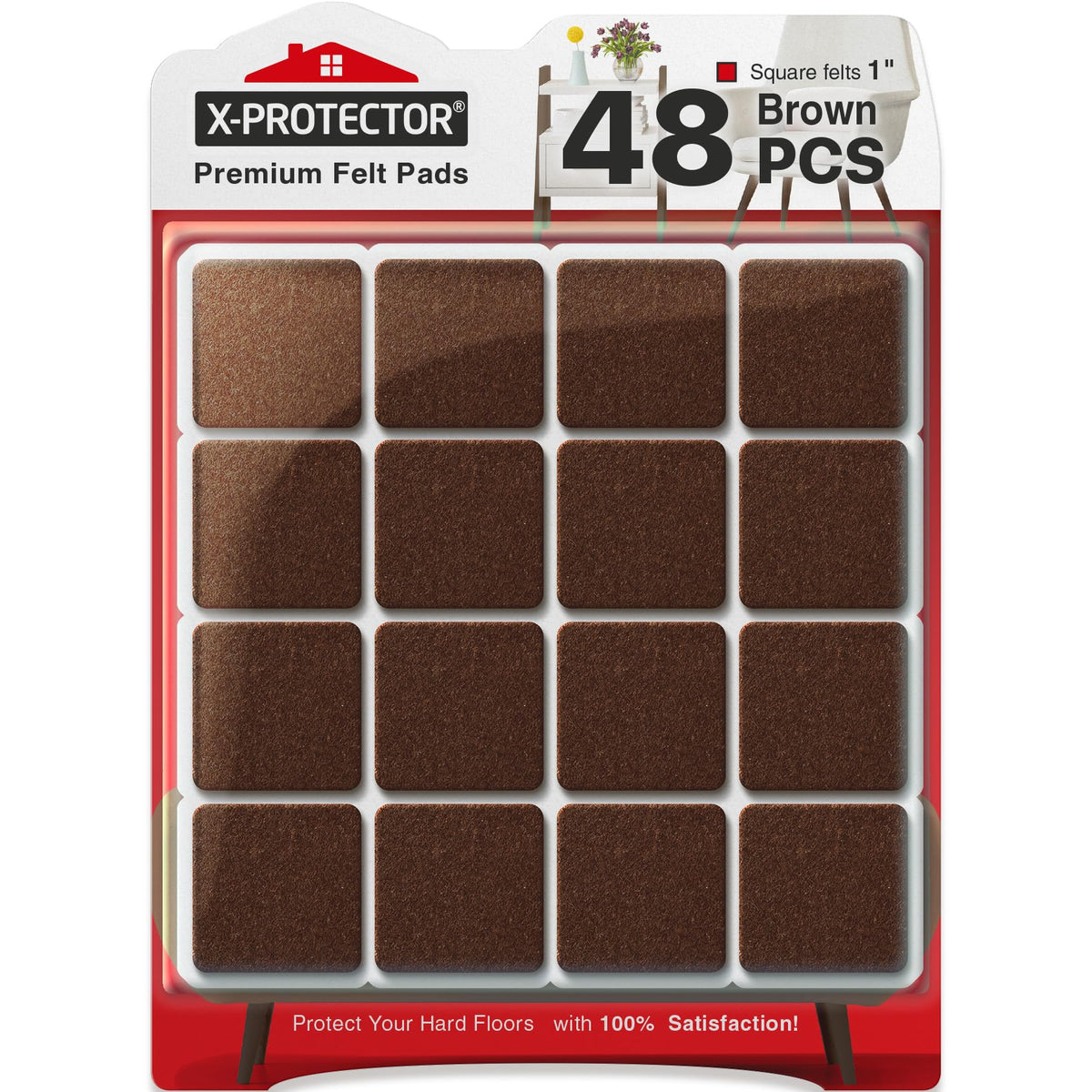 Felt Furniture Pads (48 Count)