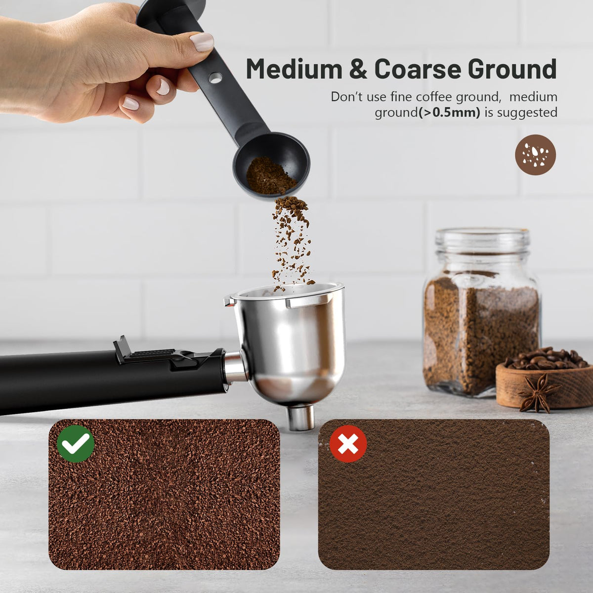 3.5Bar Espresso Machine with Milk Frother