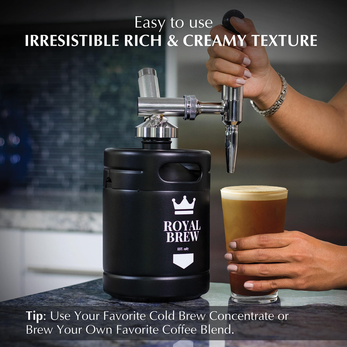 Royal Brew Nitro Cold Brew Coffee Maker