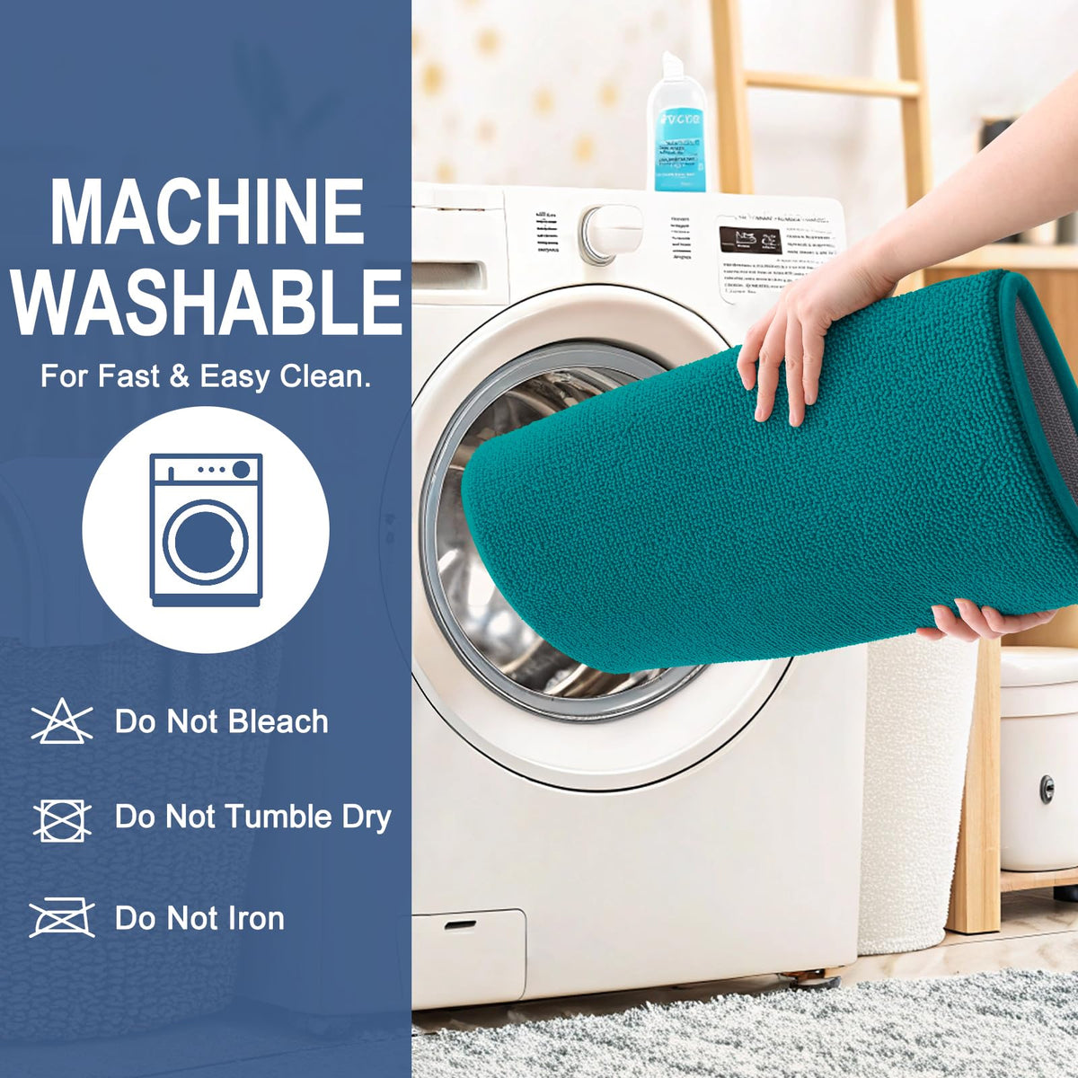 Memory Foam Bathroom Runner Rug 44x24