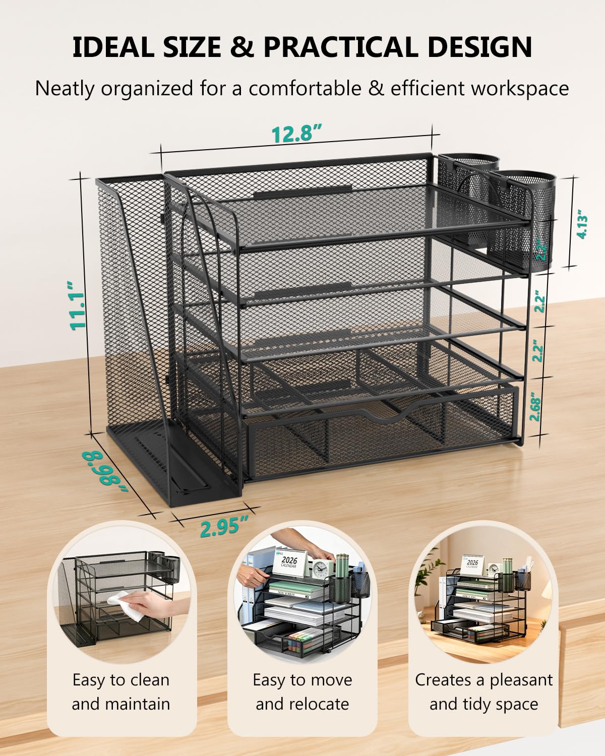 Desk File Organizer