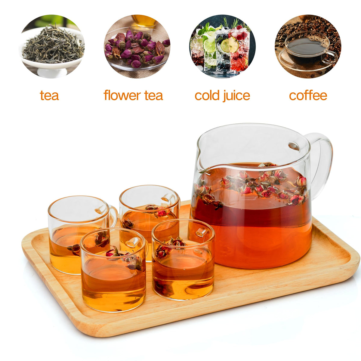 Glass Teapot 51oz