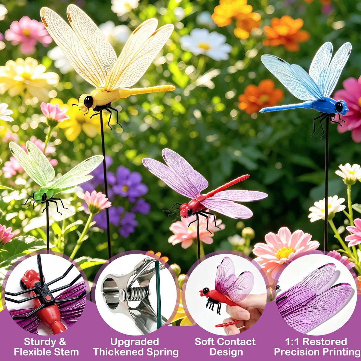 24 Pack Dragonfly Clips (24 Count)