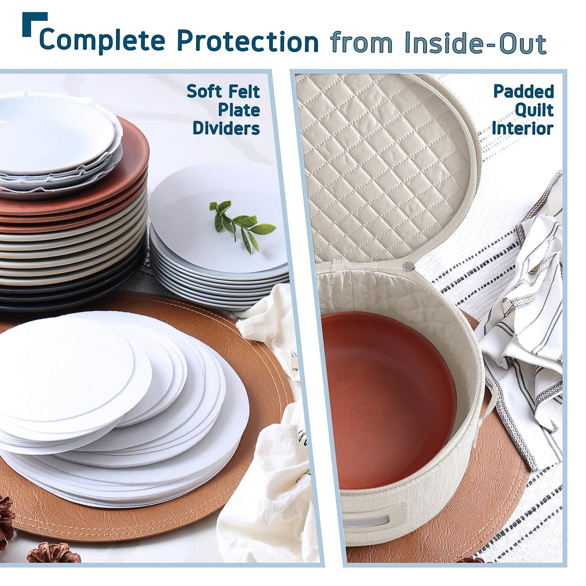 4 Piece Dish Storage Containers