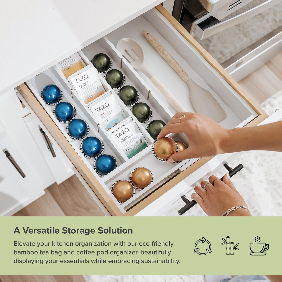 Tea Bag & Coffee Pod Organizer