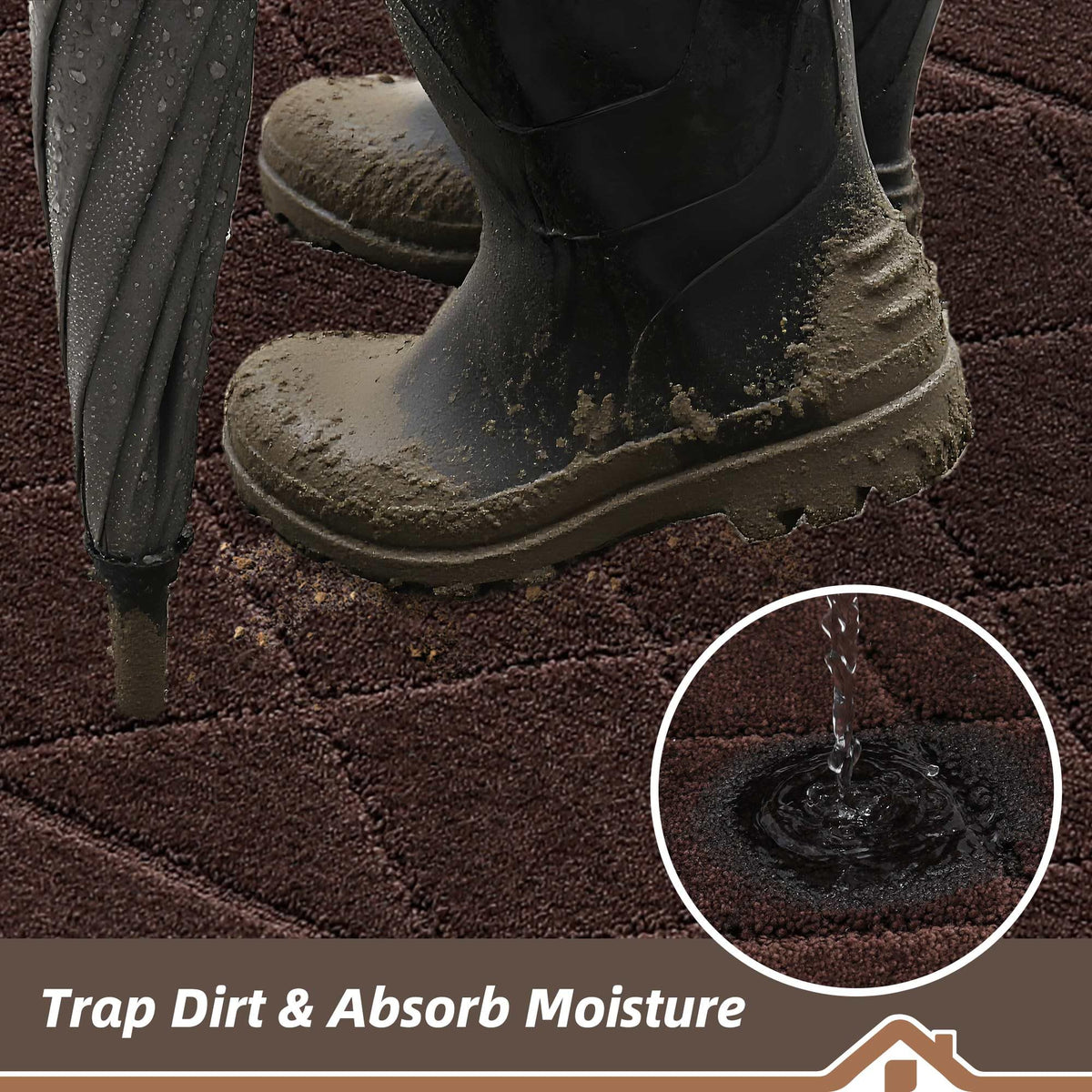 Dirt Trapper Door Mat 24" x 60" (1440 sq inches)