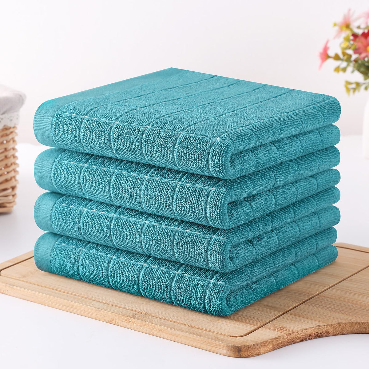 100% Cotton Terry Kitchen Towels (8 Count)