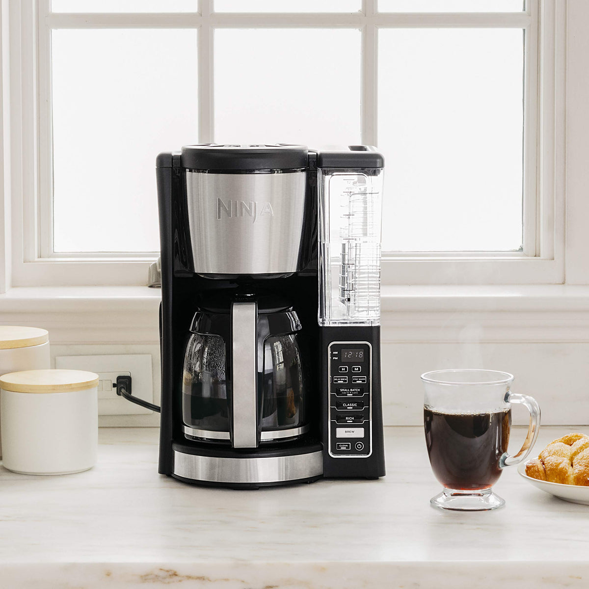 12 Cup Programmable Coffee Maker with Classic and Rich Brews