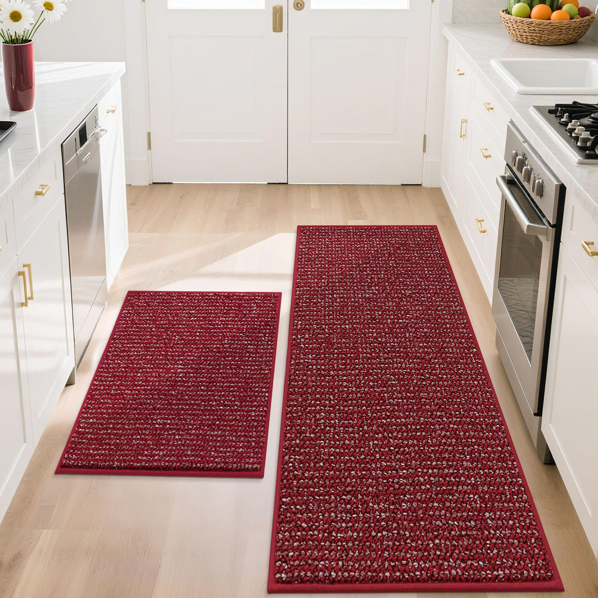 Kitchen Rugs and Mats 2PCS Non