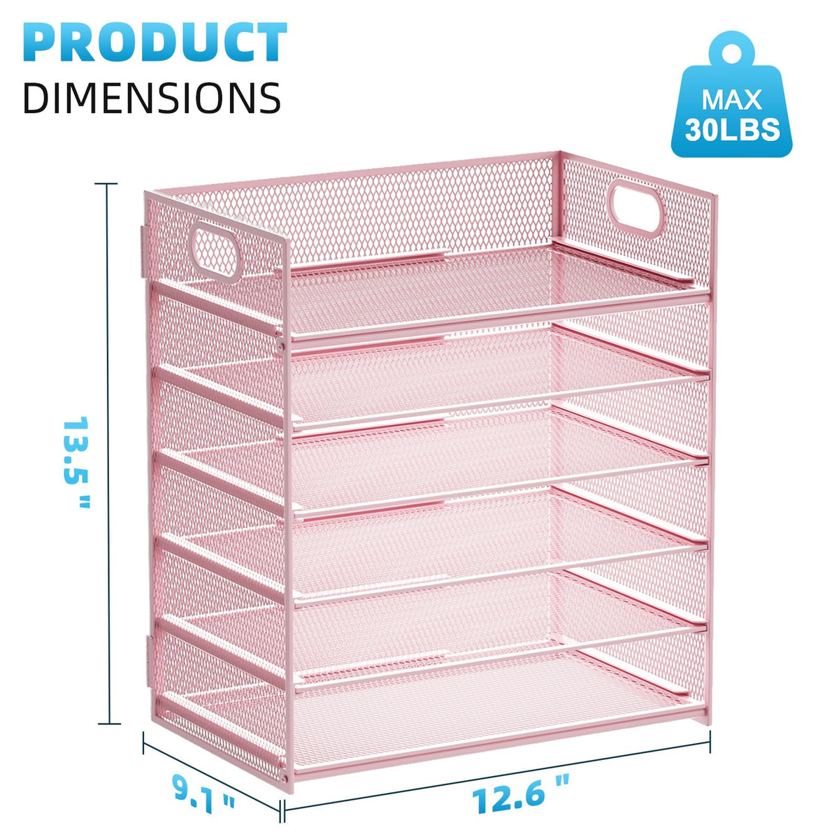 6 Tier Paper Organizer Letter Tray