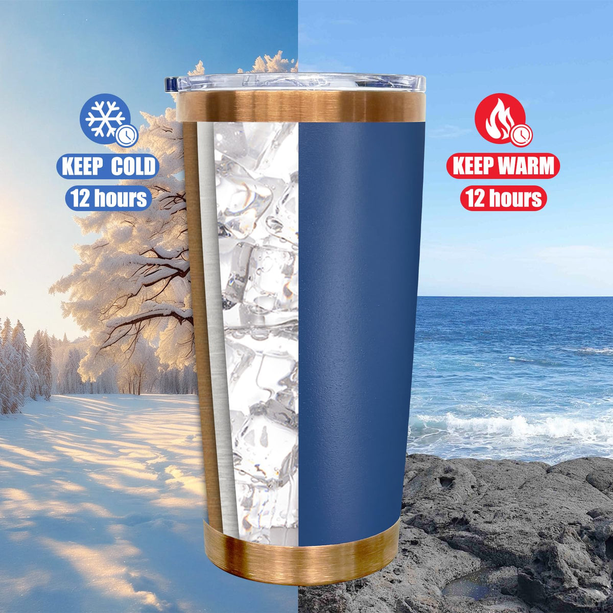 20 oz Tumbler Bulk Stainless Steel Tumblers with Lids and Straws Mixed (8 Count)