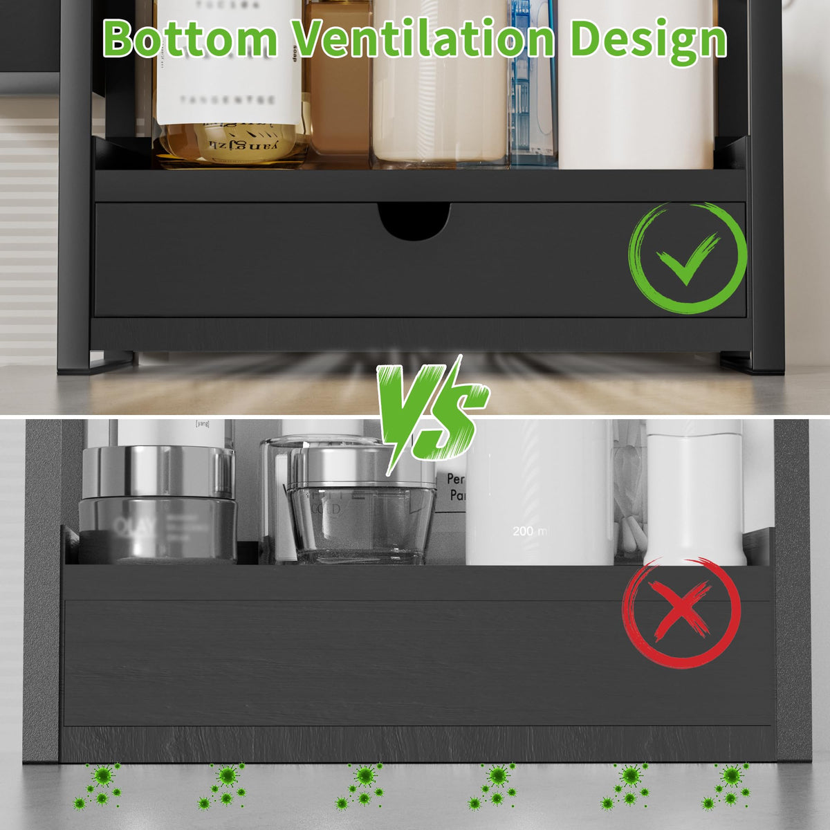 2 Tier Bathroom Counter Organizer
