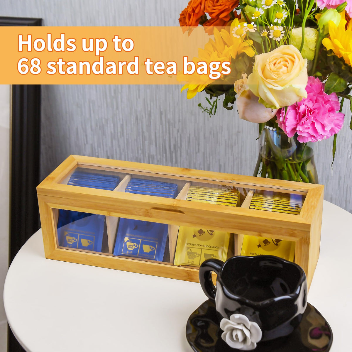 Tea Bag Organizer (4 Count)