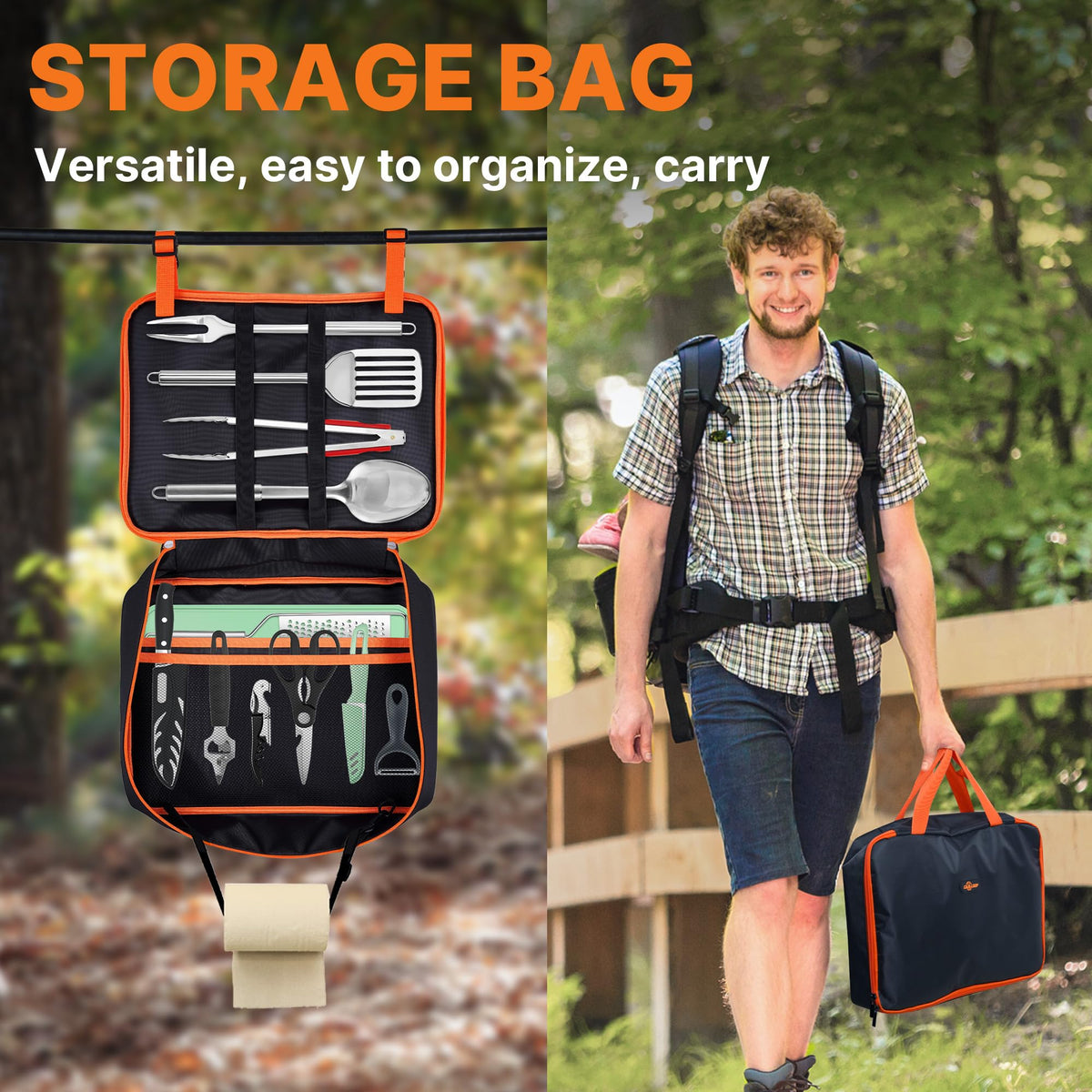 Portable Camping Cooking Utensils Set 28PCS (28 Count)