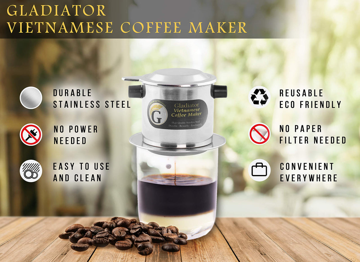 Vietnamese Coffee Maker Filter Set