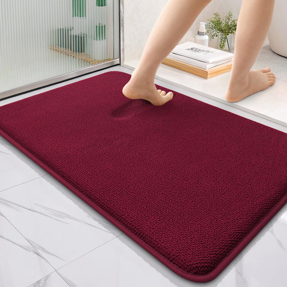 Thick Memory Foam Bathroom Rugs 36x24
