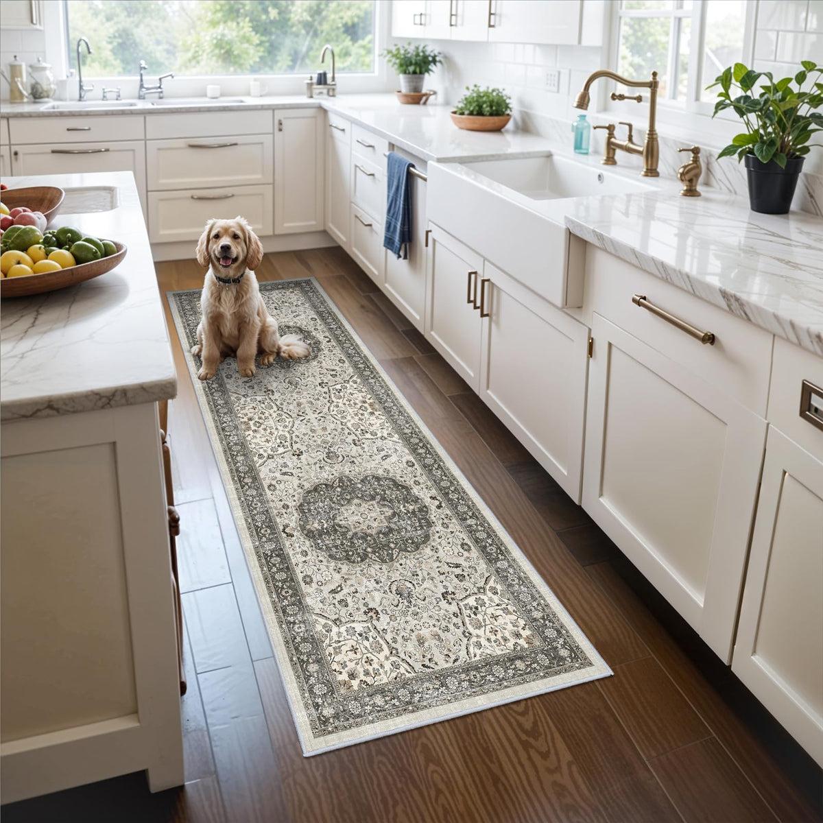 Hallway 2x6 Washable Runner Rug (12 Sq Ft)