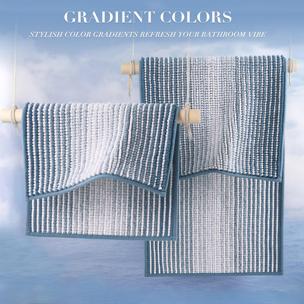 Large Chenille Bathroom Rugs