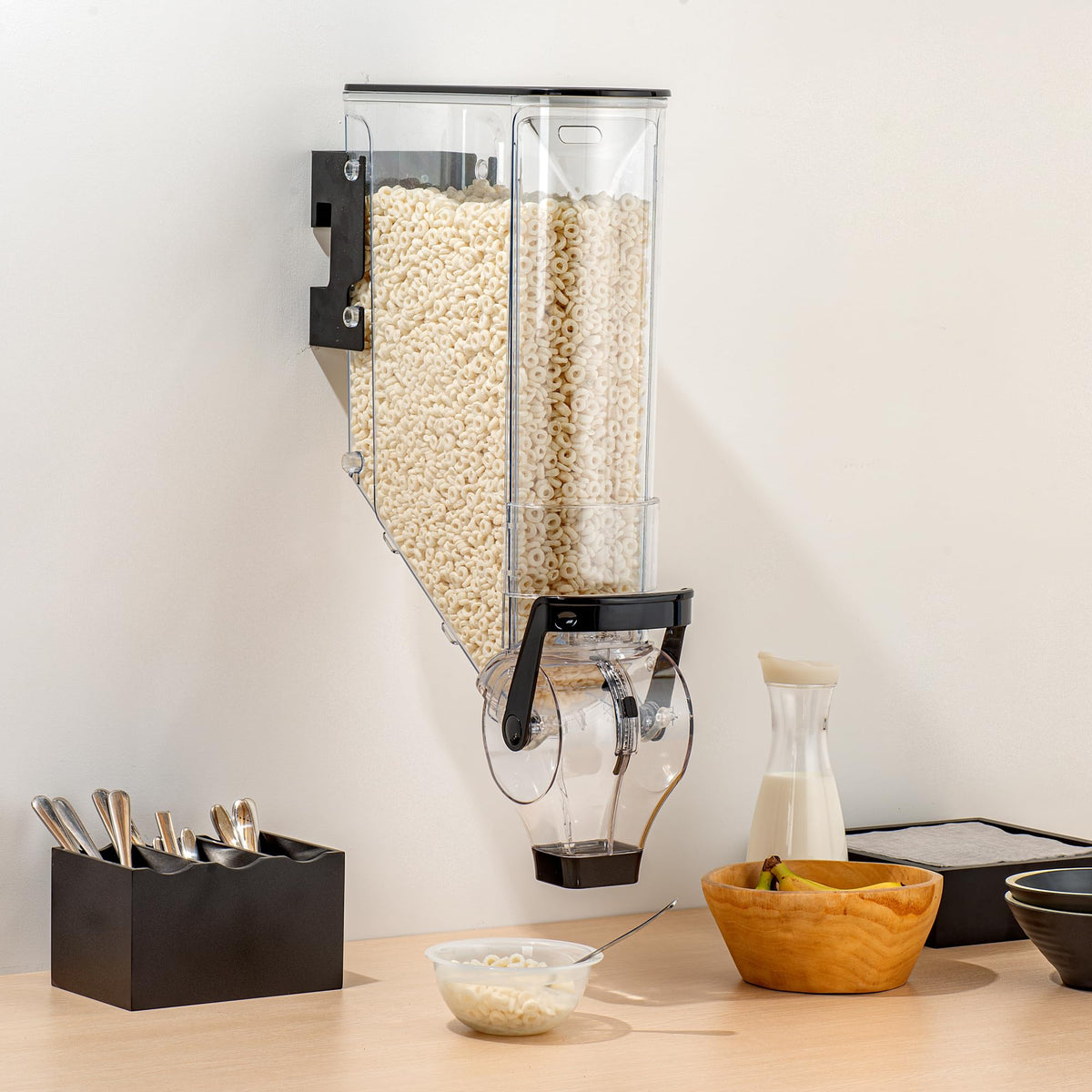 Cereal Dispenser 5 gal Plastic Wall