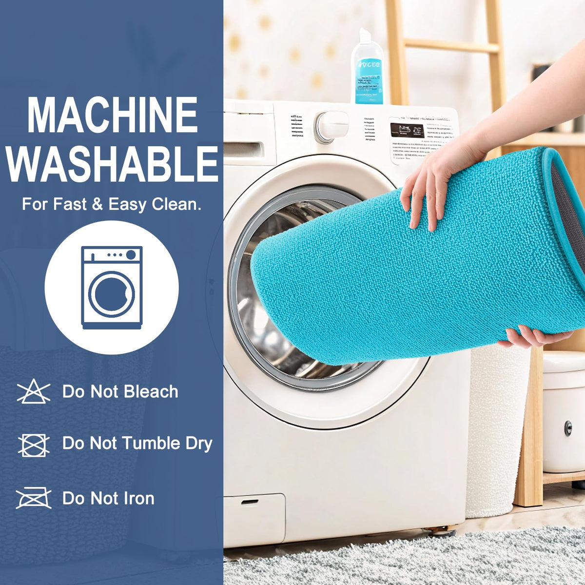 Memory Foam Bathroom Runner Rugs 44x24