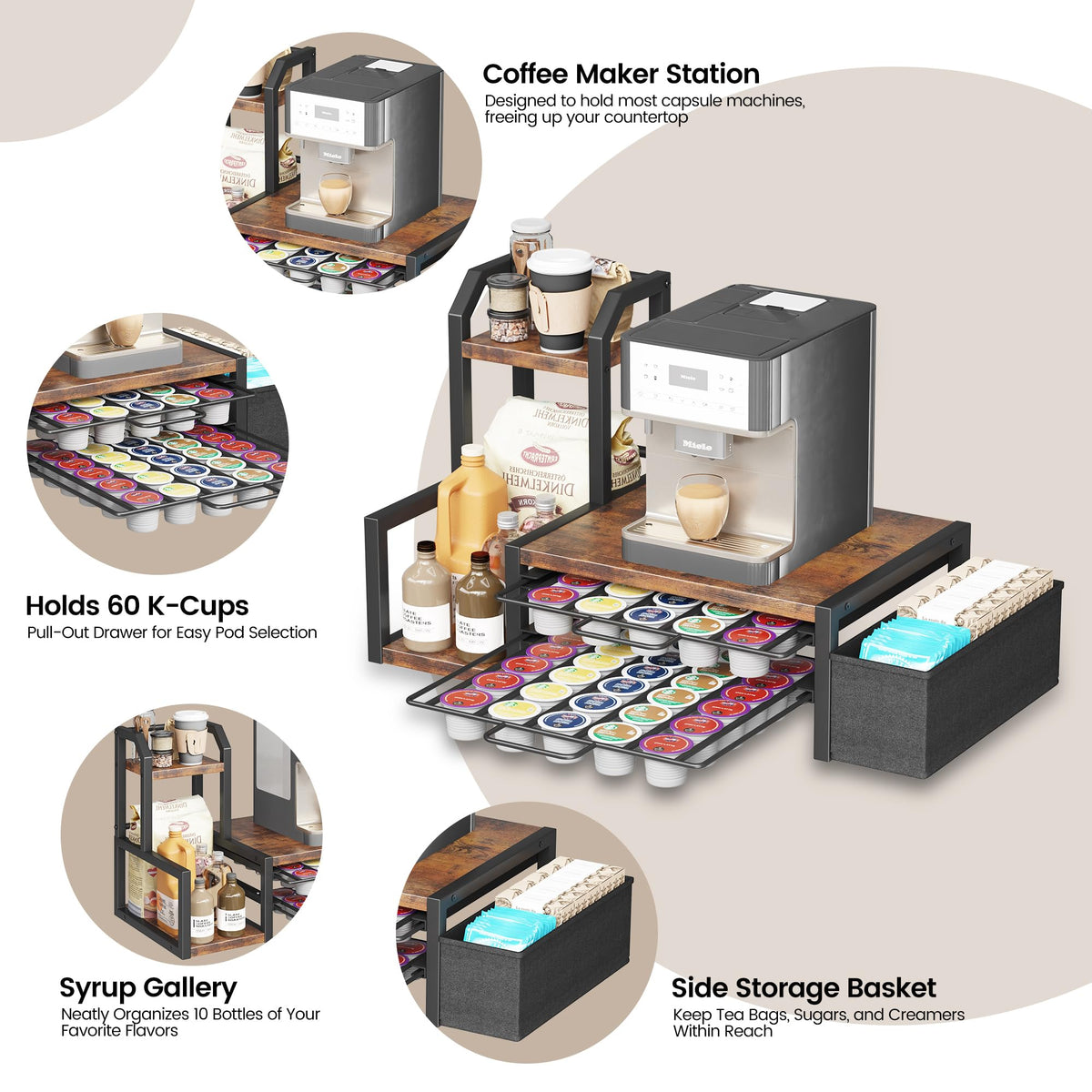 K Cup Organizer for Countertop