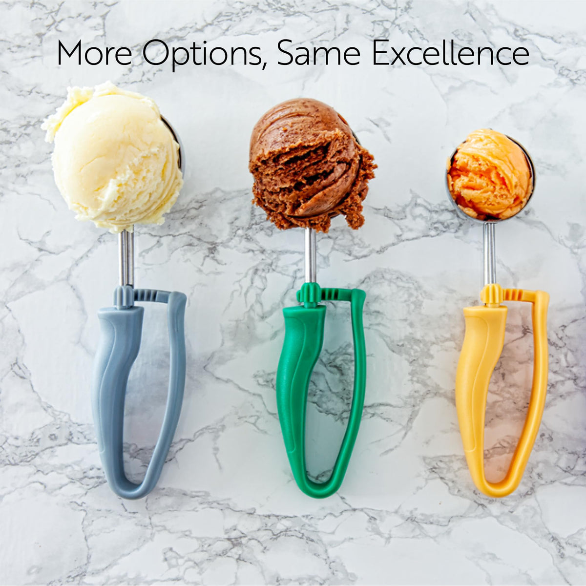 Comfy Grip 4 Ounce Gelato Scoop 1 Ambidextrous Ice Cream Scoop