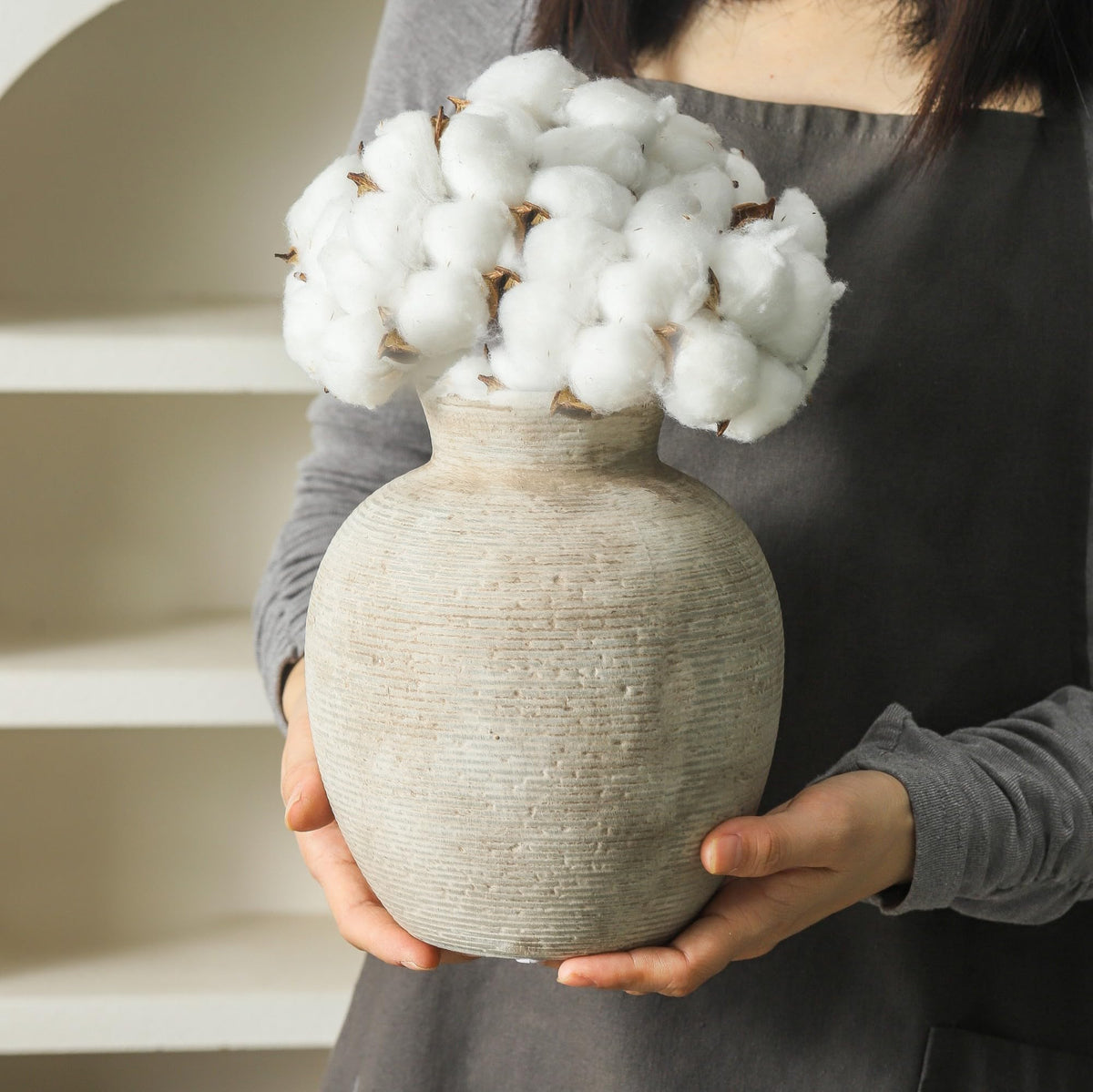 Ceramic Flower Vase Home Decor