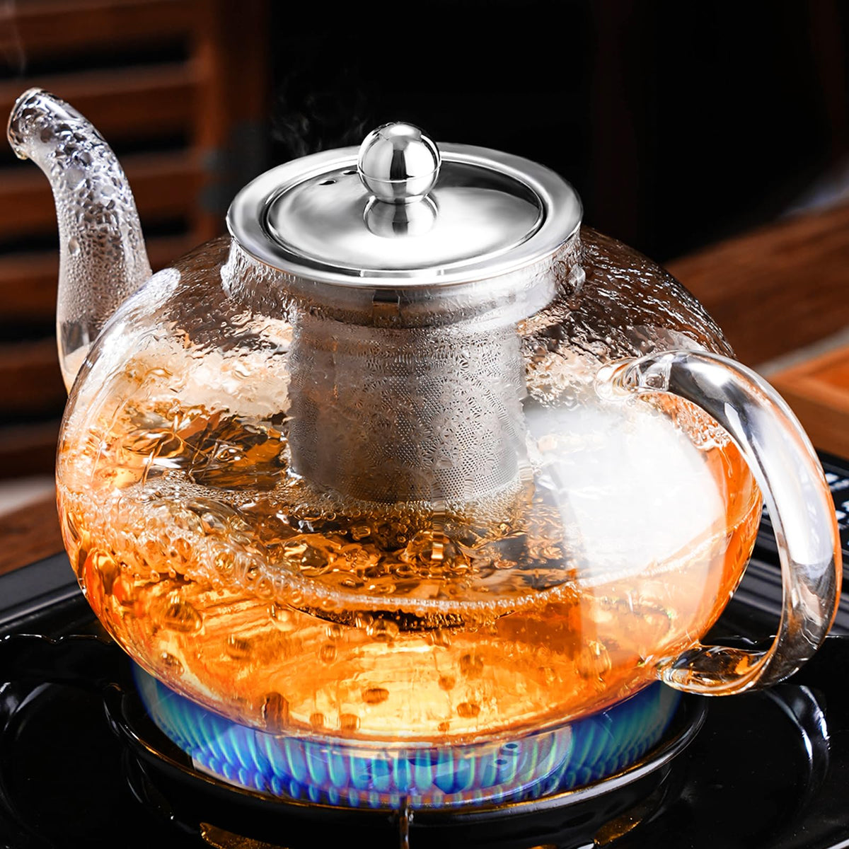 Glass Teapot with Infuser (40 Fl Oz)