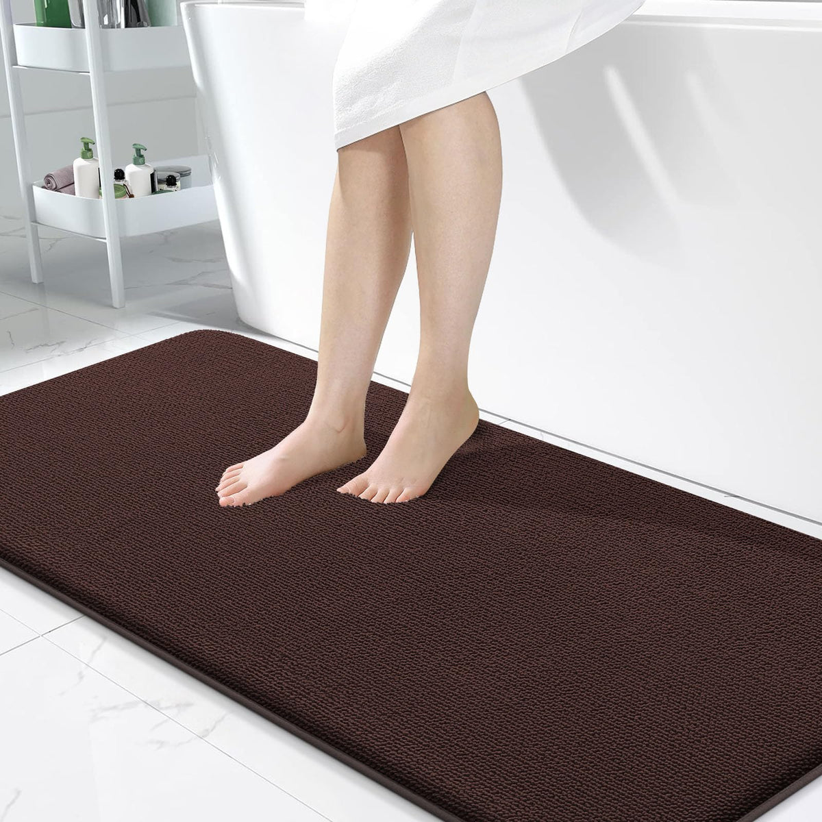 Memory Foam Bathroom Runner Rugs 47x24