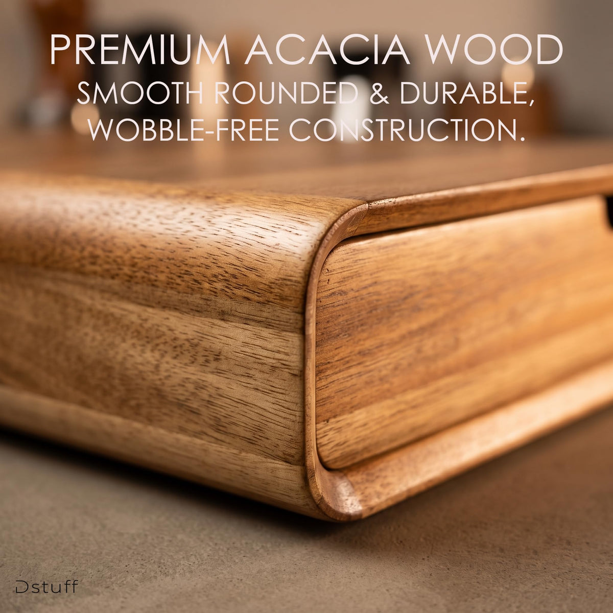 Premium Acacia Wood Coffee Pod Holder