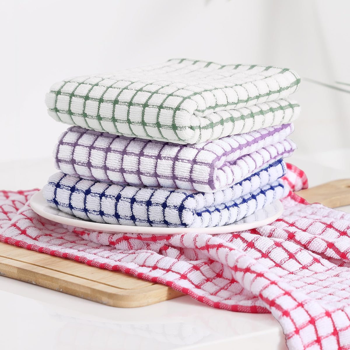 Cotton 12 Pack Terry Kitchen Towels (12 Count)