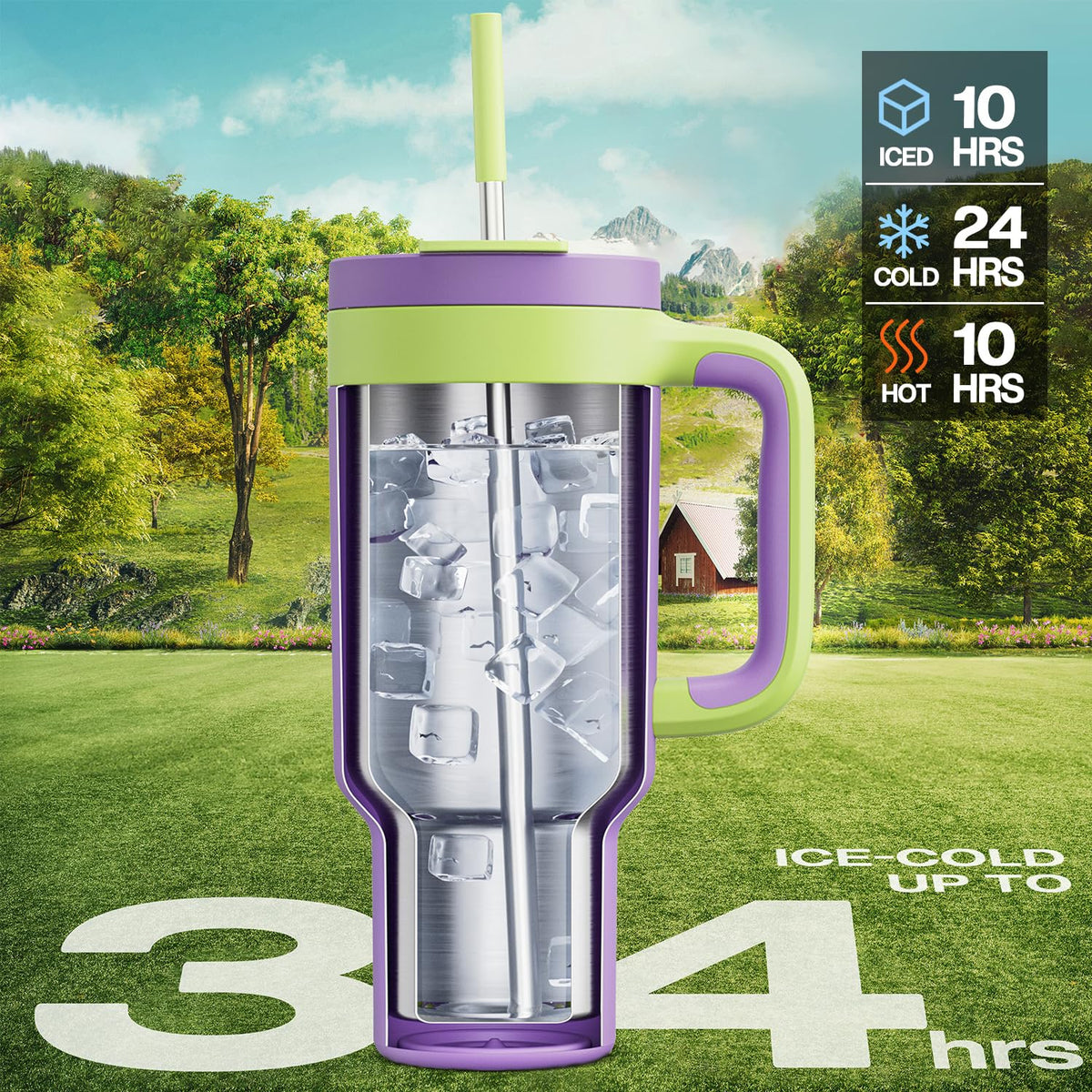 40 oz Tumbler with Handle