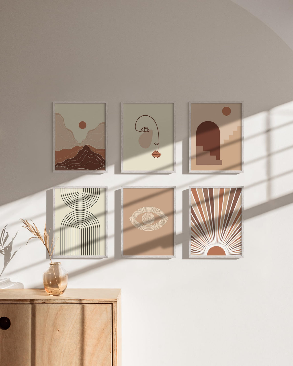 Set of 6 9 X 12 Picture Frames for Wall