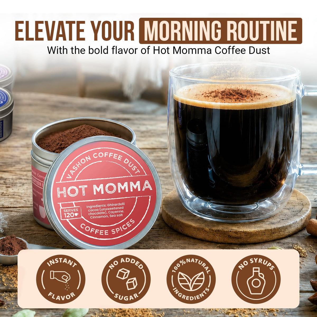 Coffee Dust Hot Momma Flavoring Powder (2 Ounce)