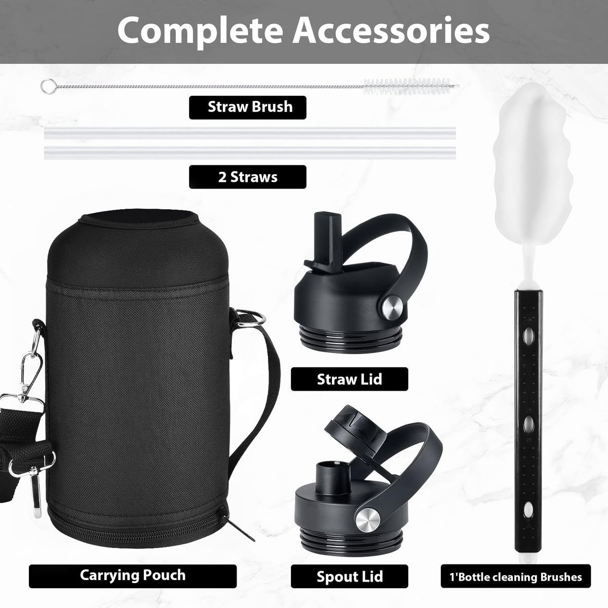 128oz Insulated Water Bottle