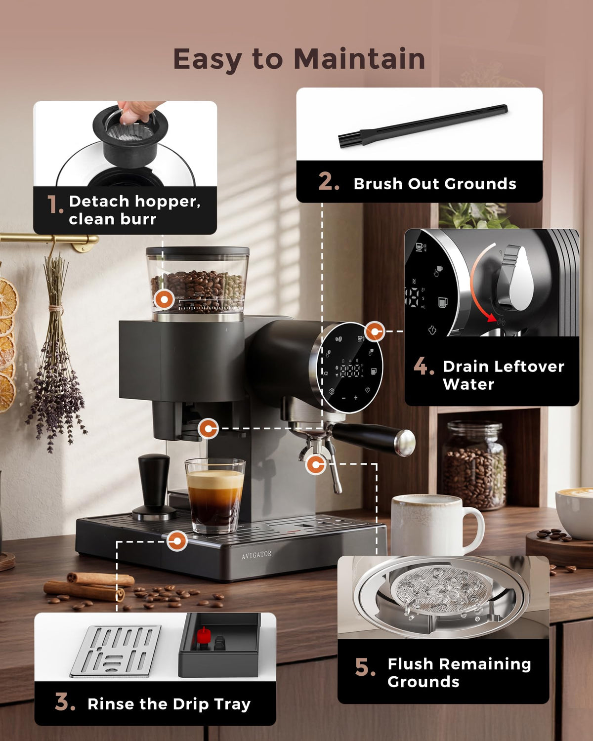 20 Bar Espresso Machine