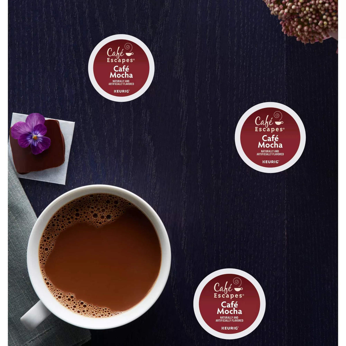 Cafe Escapes Cafe Mocha Keurig Single (96 Count)