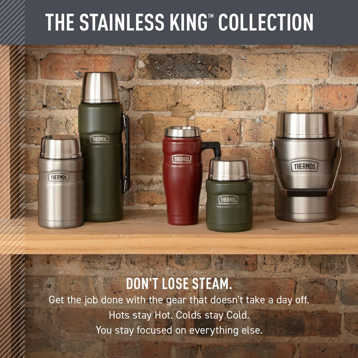 Stainless King Travel Mug with Handle