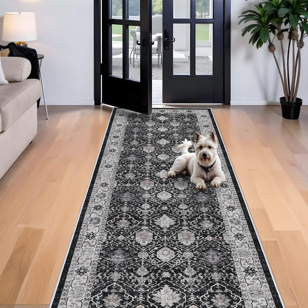 Washable 4x12 Hallway Runner Rug