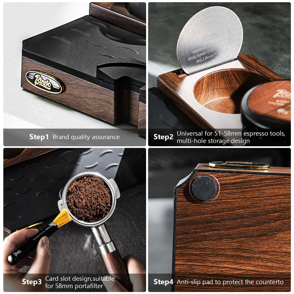 Multifunctional Espresso Tamping Station