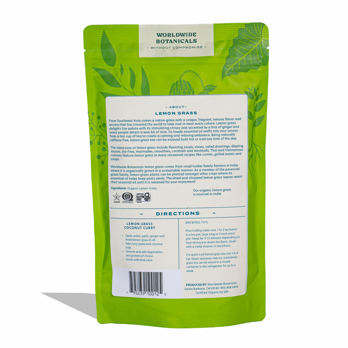 Organic Lemon Grass Leaves (7 Ounce)