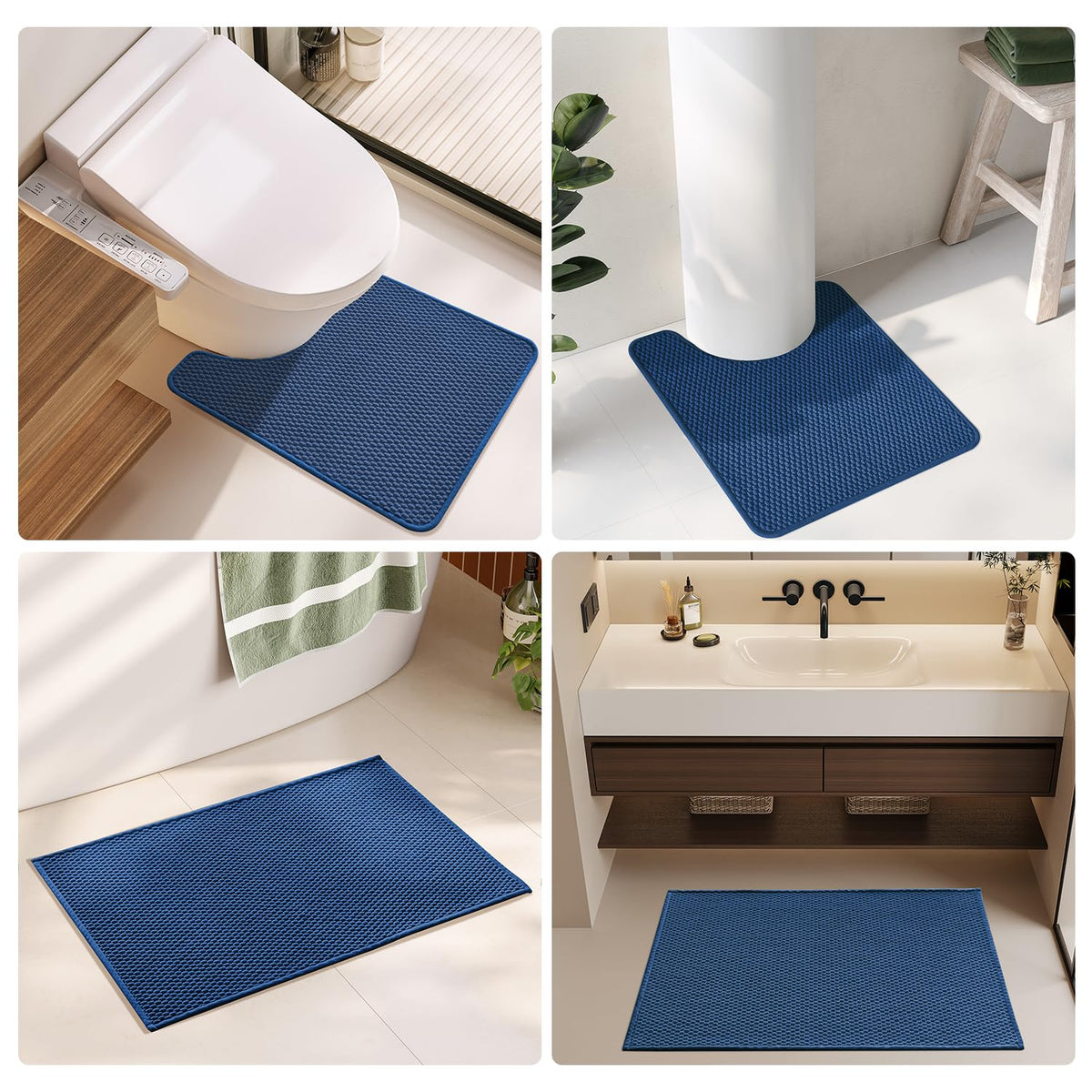 Bathroom Rugs Non Slip Washable (36 Sq Ft)