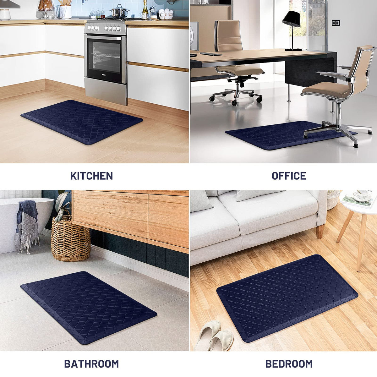 Kitchen Mats for Floor Cushioned Anti