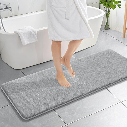 Memory Foam Bathroom Runner Rugs 59x20